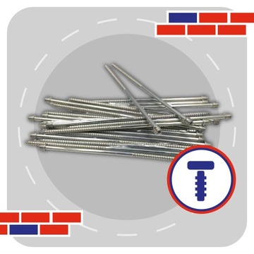 ВИНТЫ ATLAS M-СИСТЕМЫ С ДВУМЯ РЕЗЬБОЙ M8/FI6.5 L200 21 шт.