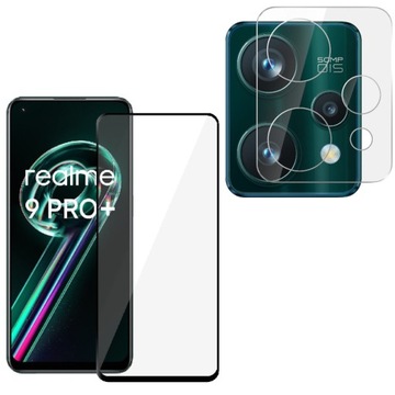 SZKŁO 5D + SZKŁO NA OBIEKTYW DO REALME 9 PRO+