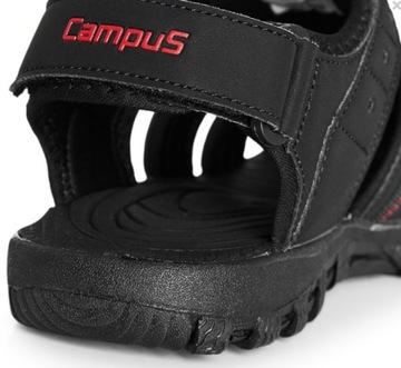 Męskie sandały CAMPUS CARLIT zakryty palec 45 czarny