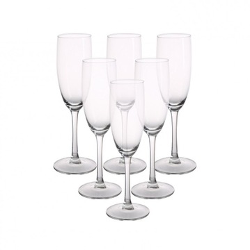 Kieliszki do szampana Diamond 180 ml, komplet 6szt