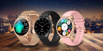 Женские умные часы Manta KELLY Watch Talking Gold Pressure Steps PL