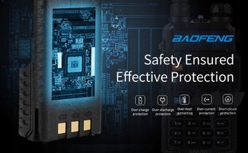 Baofeng UV-5R / BF-F8HP seria 3800mAh bateria