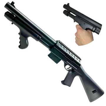 PISTOLET NA KULKI PLASTIKOWE SHOTGUN IMITACJA BRONI STRZELBA KARABIN