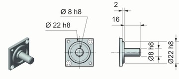 УГЛОВАЯ ПЕРЕДАЧА FIAMA 66/4-A-R 1/2 ММ
