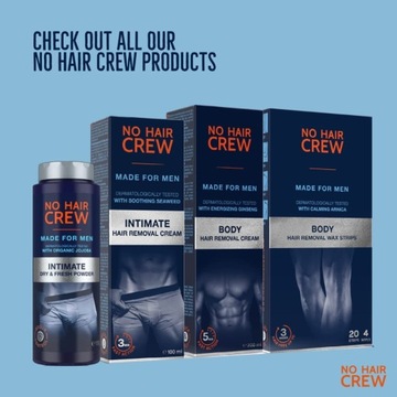 NO HAIR CREW ПОРОШОК ДЛЯ ИНТИМНОЙ ГИГИЕНИИ ДЛЯ МУЖЧИН