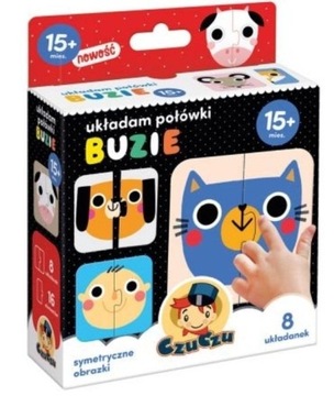 CZUCZU UKŁADAM POŁÓWKI BUZIE 15 M.+