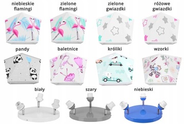 Потолочная лампа люстра Plafon для детских светодиодов