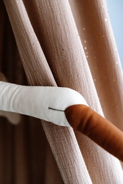 Муслиновый балдахин над кроватью TOFFI в стиле бохо