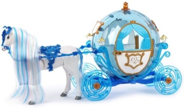 БОЛЬШАЯ КАРЕТА ПРОГУЛЯЮЩАЯ ЛОШАДЬ + ЗВУК СВЕТА ДЛЯ КУКЛЫ