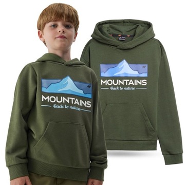 СВИТШОТ С КАПЮШОНОМ 4F ДЛЯ МАЛЬЧИКОВ AW23M634