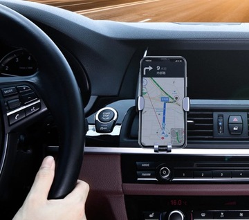 UCHWYT SAMOCHODOWY na TELEFON na KOKPIT do KRATKI