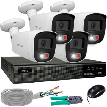 Sada monitorování 4 kamer 4K Uhd 8Mpx premium Ip s PoE náhledem