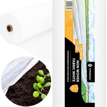 КОВрик AGR НЕТКАНЫЙ 17г ВЕСЕННЕЕ ПОКРЫТИЕ 1,6х100м ПРОЧНОЕ ОСЕННЕЕ ПОКРЫТИЕ