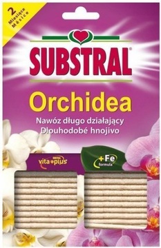 Pałeczki nawozowe Storczyk Orchidea Nawóz wieloskładnikowy Substral 10szt