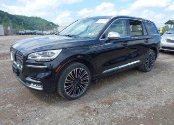 Lincoln Aviator 2022 Lincoln Aviator 2022r., Black Label, 3L, od ubezpieczalni 3.0 Benzyna 406KM, zdjęcie 1