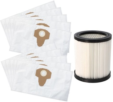 Worki do odkurzacza PARKSIDE PWD 25 A2 x10 + FILTR