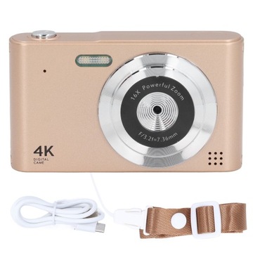 HD Cyfrowy aparat Vintage 4K 2.4 cale 48MP 16x Zoom Non Shake do 3E