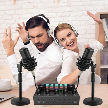 МУЗЫКАЛЬНАЯ КАРТА BLUETOOTH V8S МИКШЕР ДЛЯ ТЕЛЕФОНА СМАРТФОНА КОМПЬЮТЕРА