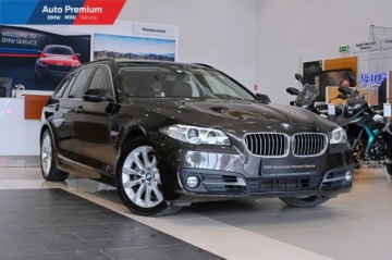 BMW Seria 5 F10-F11 Limuzyna 520d 184KM 2014 BMW Seria 5 520dLED Fog LightsFotel SportowyHak Holowniczy 2.0 Diesel
