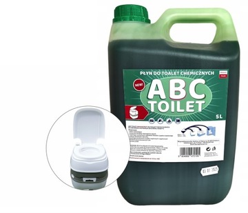 PŁYN DO TOALET TURYSTYCZNYCH ABC TOILET 5L GREEN