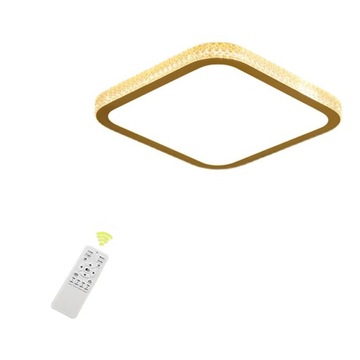 Lampa sufitowa nowoczesna LED 43W ściemniana pilot