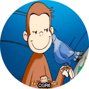 Украшение для дня рождения CAKE CAKE GEORGE сахарное 20 см