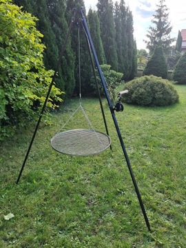 САДОВЫЙ ГРИЛЬ-ШТАТИВ ПРЕМИУМ, РЕШЕТКА ИЗ НЕРЖАВЕЮЩЕЙ НЕРЖАВЕЮЩЕЙ РЕШЕТКИ