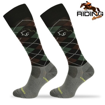 Носки для верховой езды SPJF Diamond - микрофибра