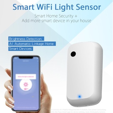 Датчик освещенности Tuya Zigbee Smart Detector