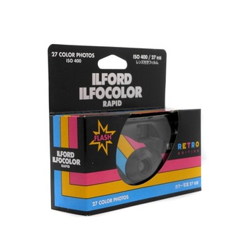 Одноразовый фотоаппарат Ilford ILFOCOLOR Rapid Retro