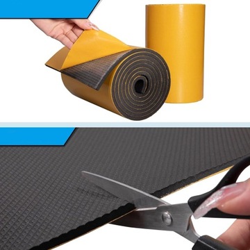 ЗАЩИТА СТЕН ГАРАЖА, 2 ШТ., ЗАЩИТА КРАЯ ДВЕРИ ИЗ САМОКЛЕЯЩЕЙСЯ ПЕНЫ ЭВА