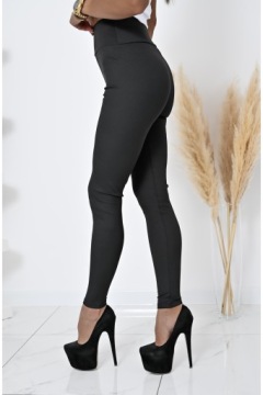 Стильные ребристые леггинсы с Zip Caren! Л