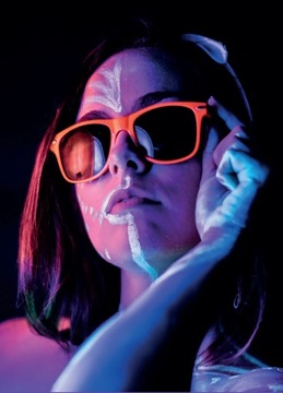 UV COB 15 Вт DMX главный/ведомый ультрафиолетовый прожектор