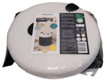 Puf складаний з відсіком Smukee 31,5x36 см Панда пуф