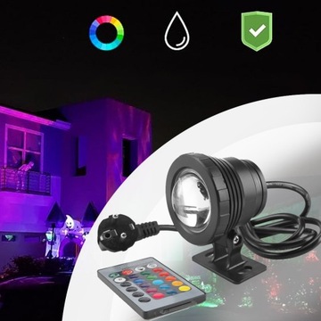 НАРУЖНЫЙ СВЕТОДИОДНЫЙ ПОЛЕТ 6ВТ RGB С ВИЛКОЙ И ДИСТАНЦИОННЫМ УПРАВЛЕНИЕМ