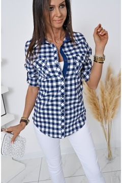 WIOSENNA CASUALOWA KOSZULA W KRATĘ VERA! WZ.4 XXL