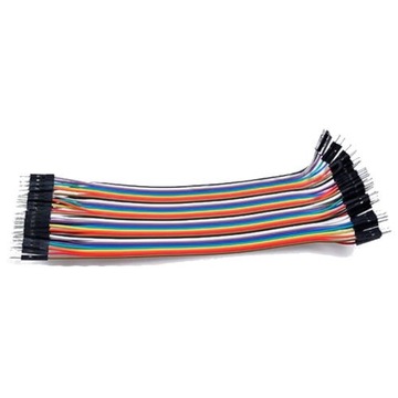 Zestaw kabli kolor zworki męsko-męskie ARDUINO 20cm 40szt.