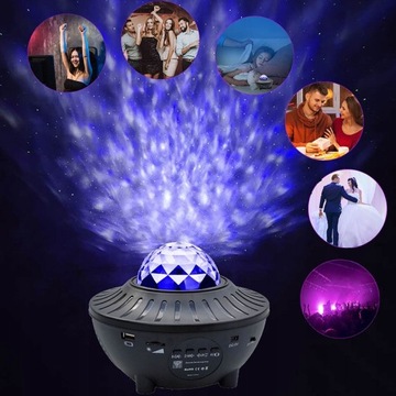 Звездный проектор Звездный светодиодный RGB ночник + пульт дистанционного управления