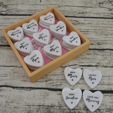 ПЛОСКИЕ КАМНИ СЕРДЦЕ ДЛЯ РОССИИ, БЕЛЫЕ ПОДАРОЧНЫЕ 1 шт.