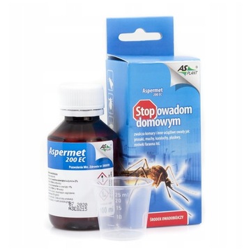 Aspermet 200EC oprysk na pluskwy kleszcze 100ml