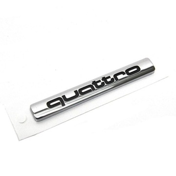 EMBLEMAT NAPIS TYŁ QUATTRO AUDI A3 A4 A6 A8 Q7 OE ASO