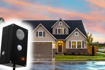 сильный отпугиватель куниц, лисиц и других животных + датчик движения + сильный звук