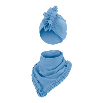 Czapka turban chusta jak komin dla dziecka 42