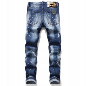 Dsquared2 Męskie spodnie jeansowe Slim