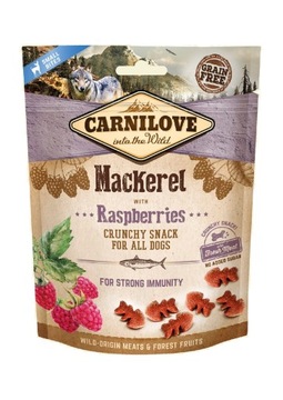 CARNILOVE Crunchy Snack Mackerel Raspberries 200g