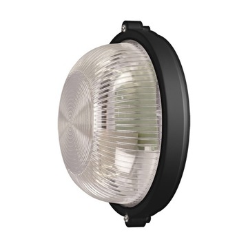 PLAFON LED LAMPA SUFITOWA ZEWNĘTRZNA GARAZOWA CZARNA 1xE27 IP65