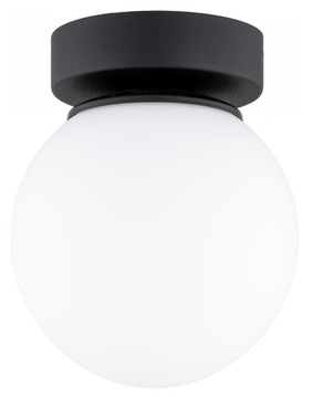 Lampa Wisząca Sufitowa Żyrandol Czarna Białe Kule Milo LED E27