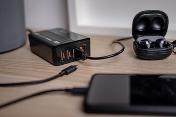 Зарядное устройство 2xUSB-C + 2xUSB Newell GaN Tech 100W QC