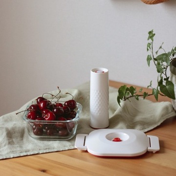 POJEMNIKI PRÓŻNIOWE NA ŻYWNOŚĆ SZKLANY Z POMPKĄ +WOREKI PRÓŻNIOWY ZEST. 8W1