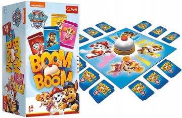 DYNAMICZNA GRA RODZINNA BOOM BOOM PSI PATROL TREFL